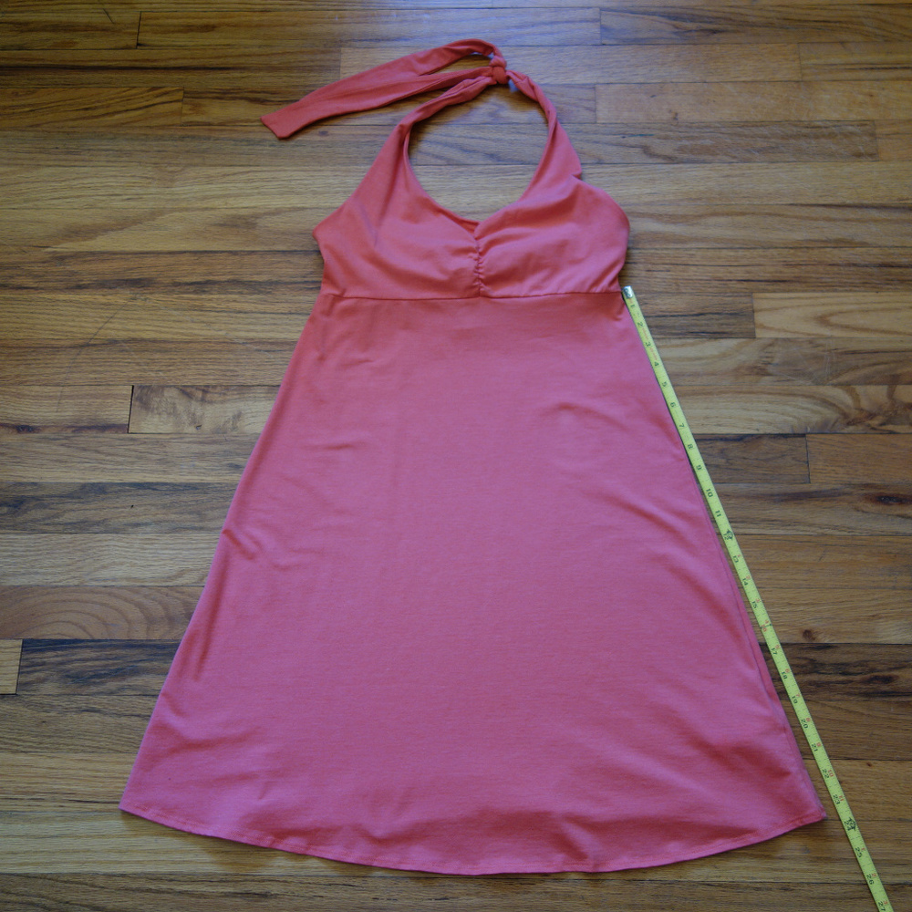 Prana Beachside Dress Summer Peach Halter